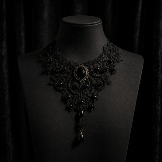 Veilbound Lace Choker