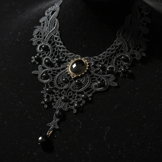 Veilbound Lace Choker