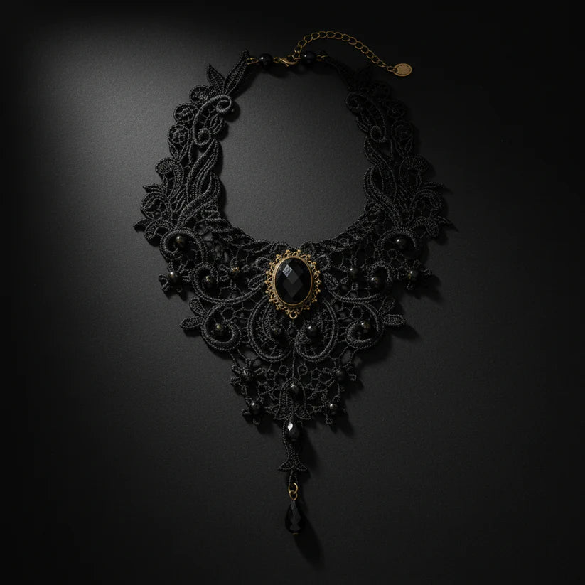 Veilbound Lace Choker