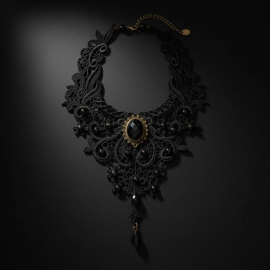 Veilbound Lace Choker
