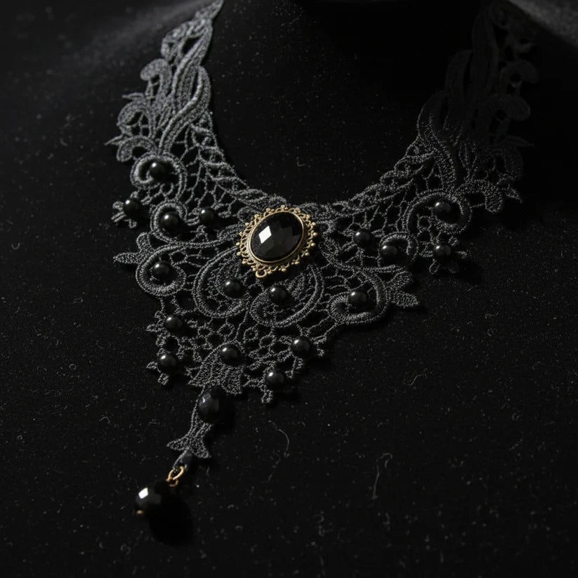 Veilbound Lace Choker