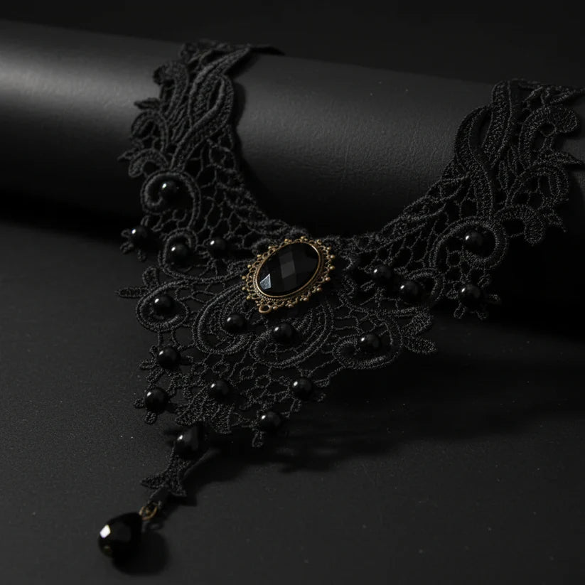 Veilbound Lace Choker