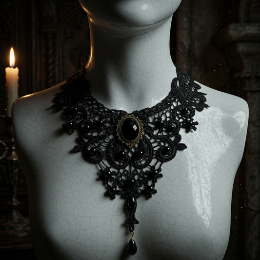 Veilbound Lace Choker